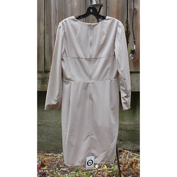 New w/Tags - Zac Posen Designer Tailored Sheath Dress in Stretch Wool - 10 - Picture 10 of 13